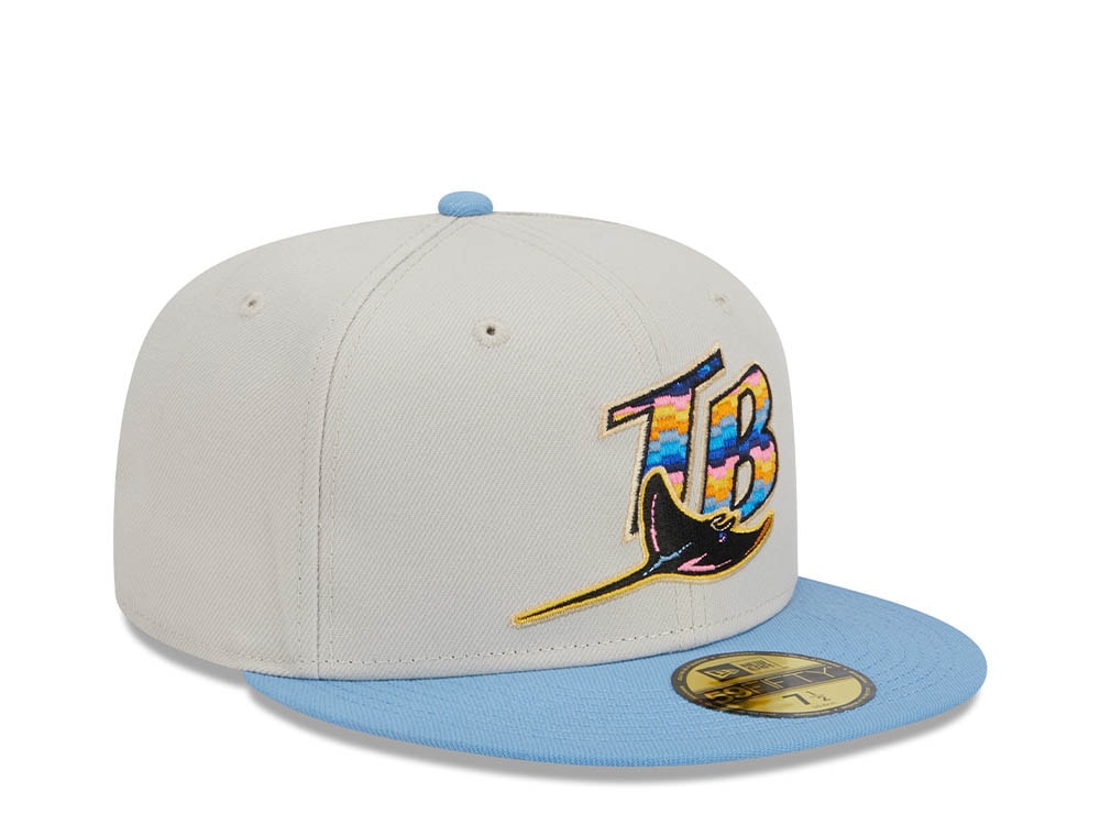 New Era Tampa Bay Rays Beachfront Stone Two Tone Edition 59Fifty Fitted Cap