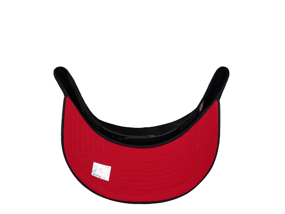 New Era Chicago Bulls Black and Red 9Fifty A Frame Snapback Cap