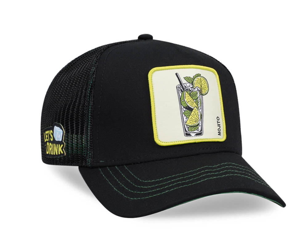 Capslab Cocktails Mojito Black Trucker Snapback Cap