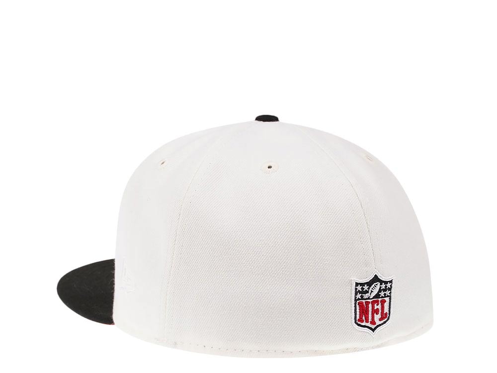 New Era Atlanta Falcons 50th Anniversary Cream Dome Edition 59Fifty Fitted Cap