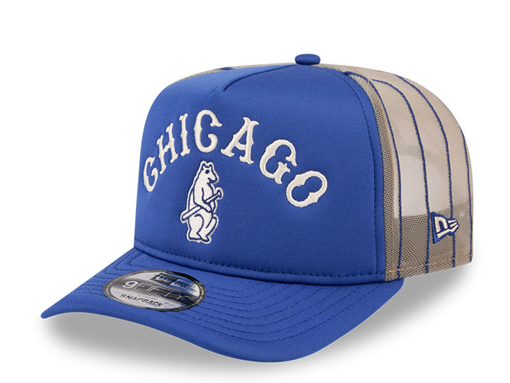 New Era Chicago Cubs Arched 9Fifty A Frame Trucker Snapback Cap