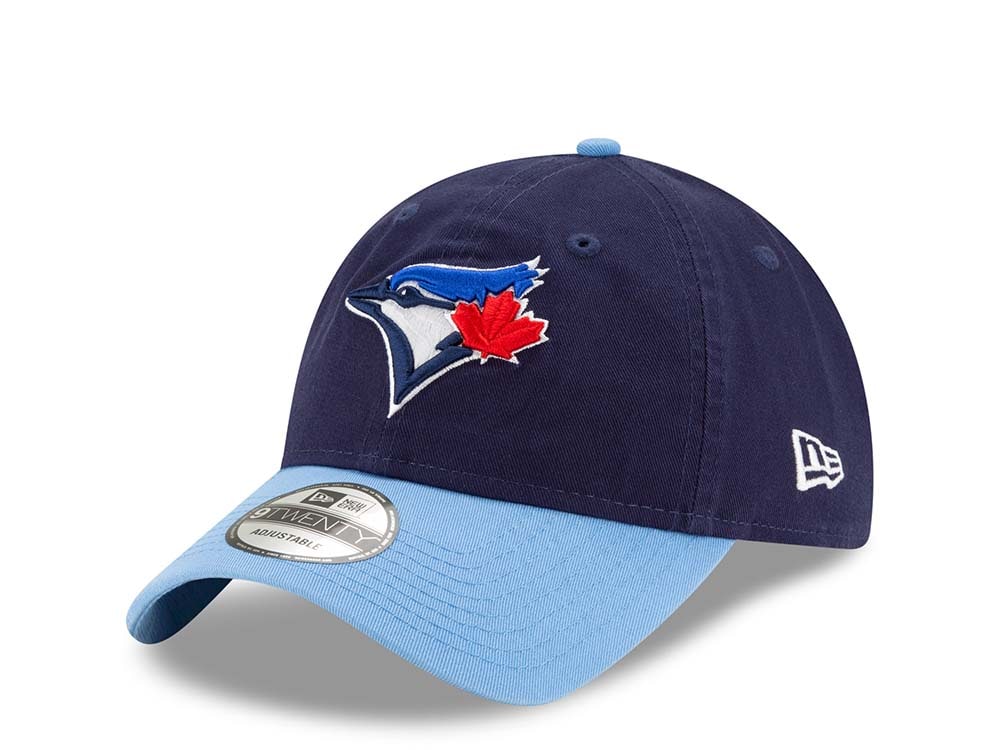 New Era Toronto Blue Jays Blue Two Tone Core Classic 9Twenty Strapback Cap
