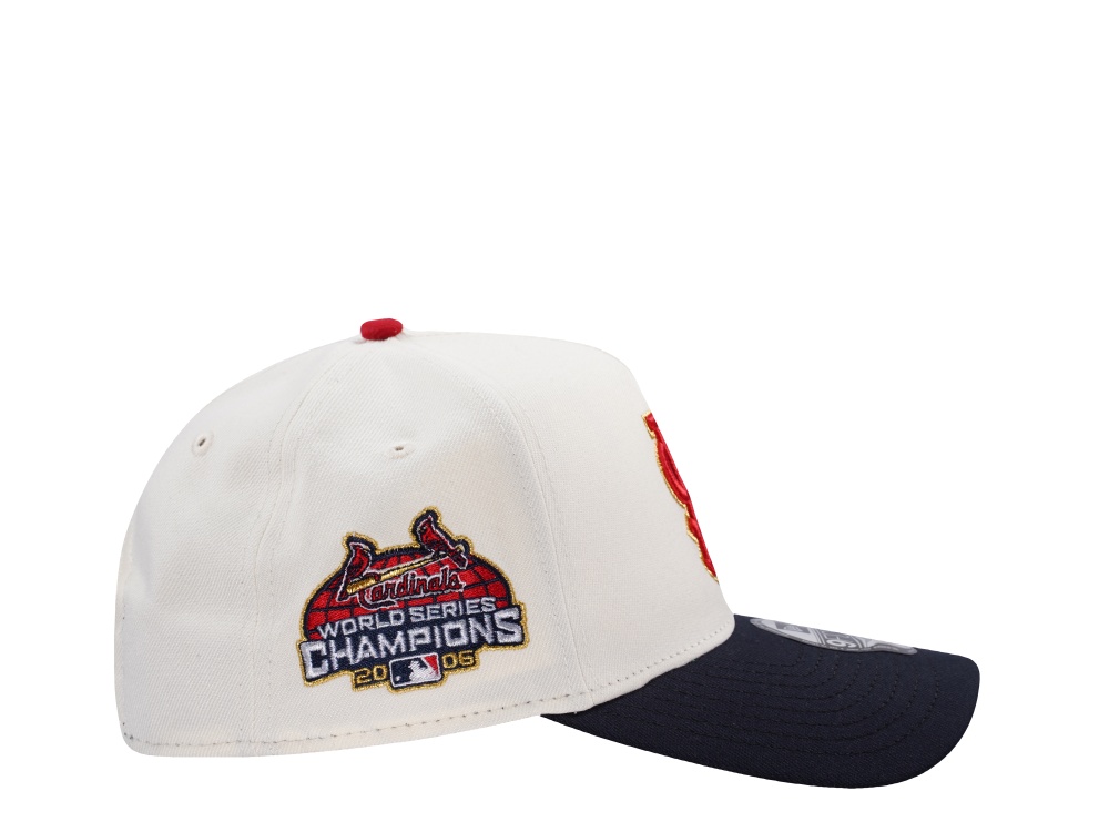 New Era St. Louis Cardinals World Series 2006 Chrome Two Tone Edition 9Forty A Frame Snapback Cap