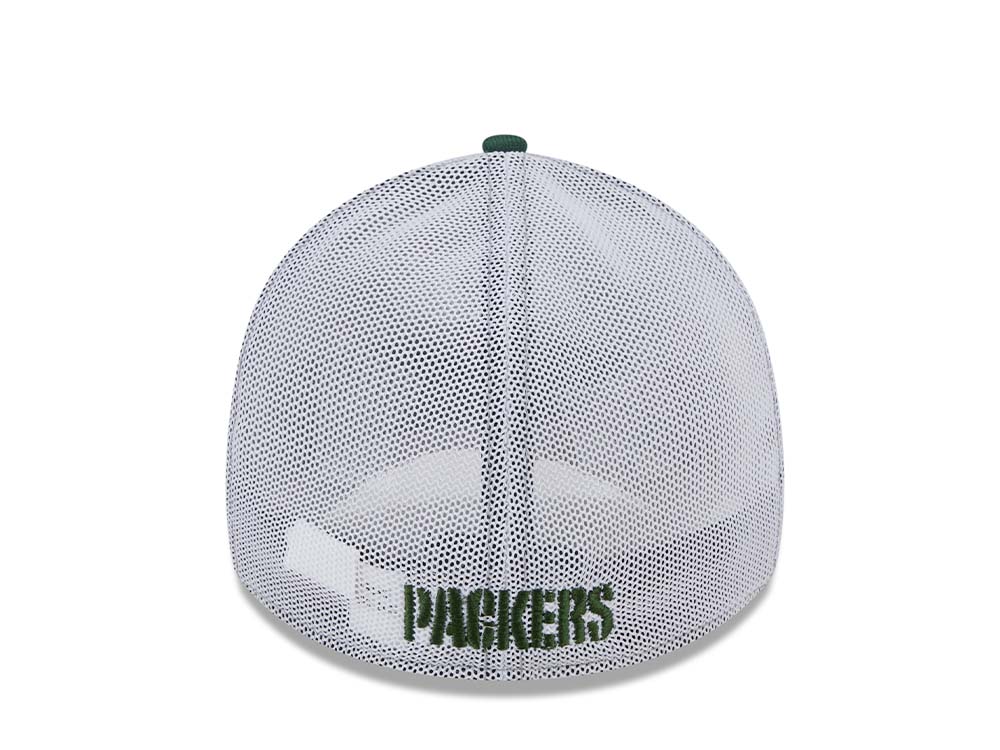 New Era Green Bay Packers Heather Trucker Two Tone Edition 39Thirty Stretch Cap