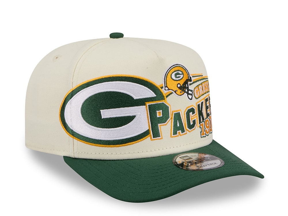 New Era Green Bay Packers Classic Logo Two Tone Edition 9Fifty A Frame Snapback Cap