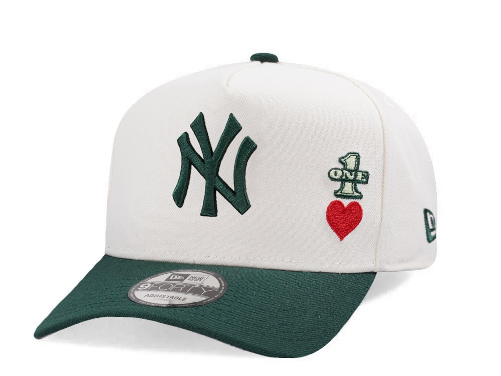 New Era New York Yankees World Series 1999 Dollar Chrome Two Tone Edition 9Forty A Frame Snapback Cap