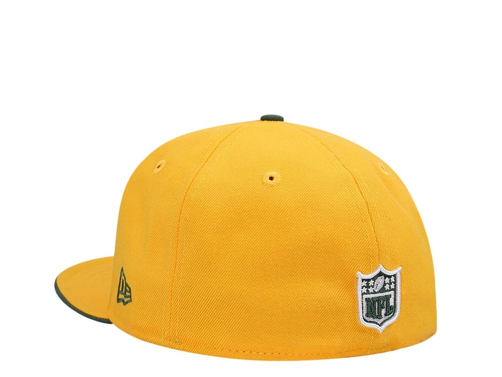 New Era Green Bay Packers Yellow Olive Edition 59Fifty Fitted Cap