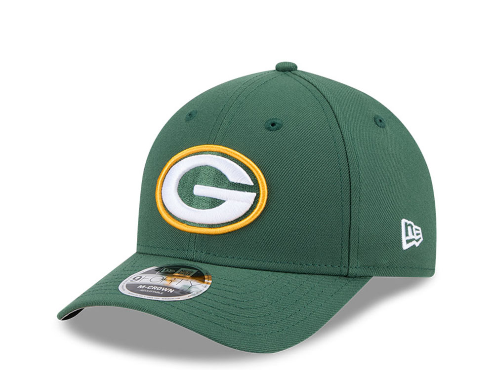 New Era Green Bay Packers NFL Team 9Forty M Crown Snapback Cap