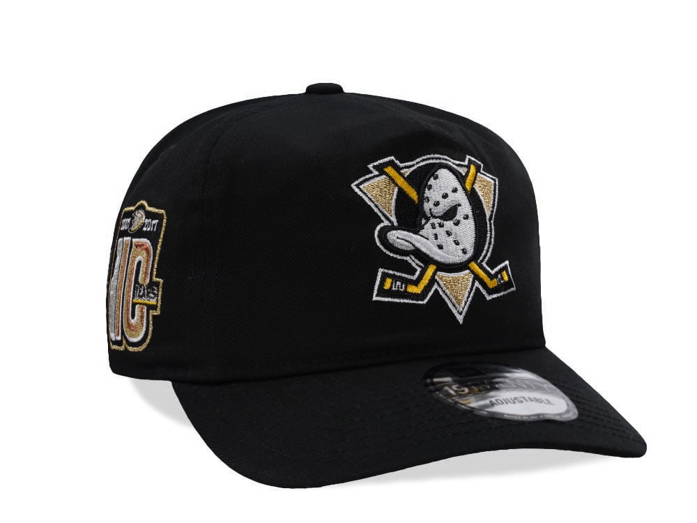 New Era Anaheim Ducks 10th Anniversary Black Prime Edition 19Twenty Snapback Cap
