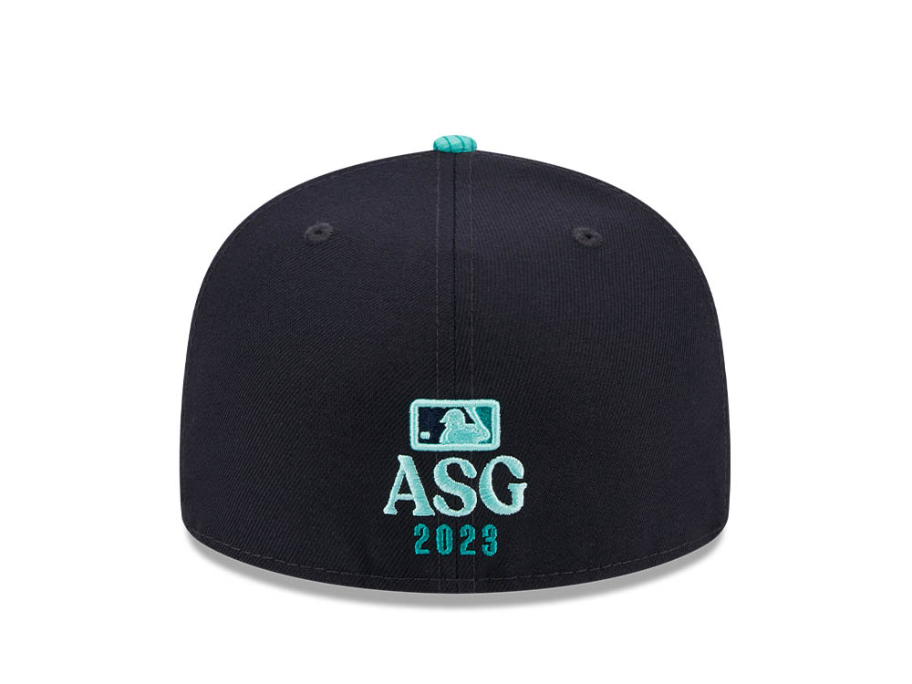 New Era Seattle Mariners All Star Game 2023 Topo E1 Two Tone Navy Edition 59Fifty Fitted Cap