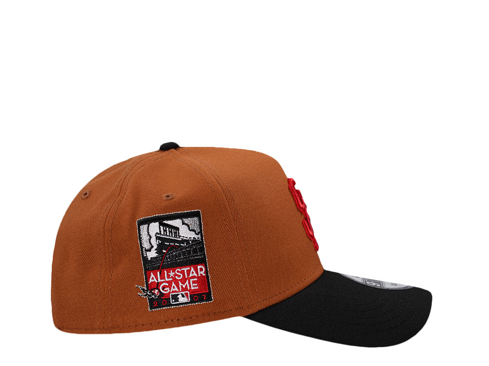 New Era San Francisco Giants All Star Game 2007 Earth Brown Two Tone Edition 9Forty A Frame Snapback Cap