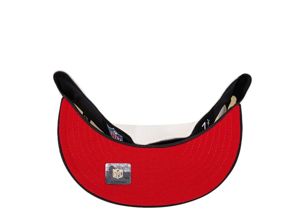 New Era Atlanta Falcons 50th Anniversary Cream Dome Edition 59Fifty Fitted Cap