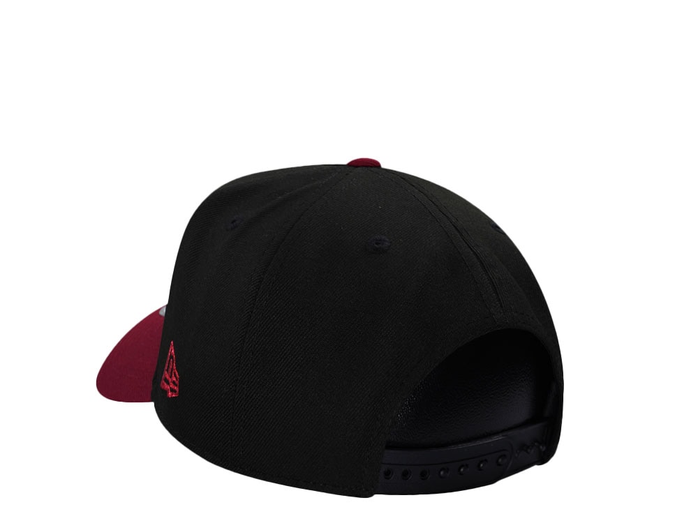 New Era AC Milan Black Metallic Two Tone Edition 9Forty A Frame Snapback Cap