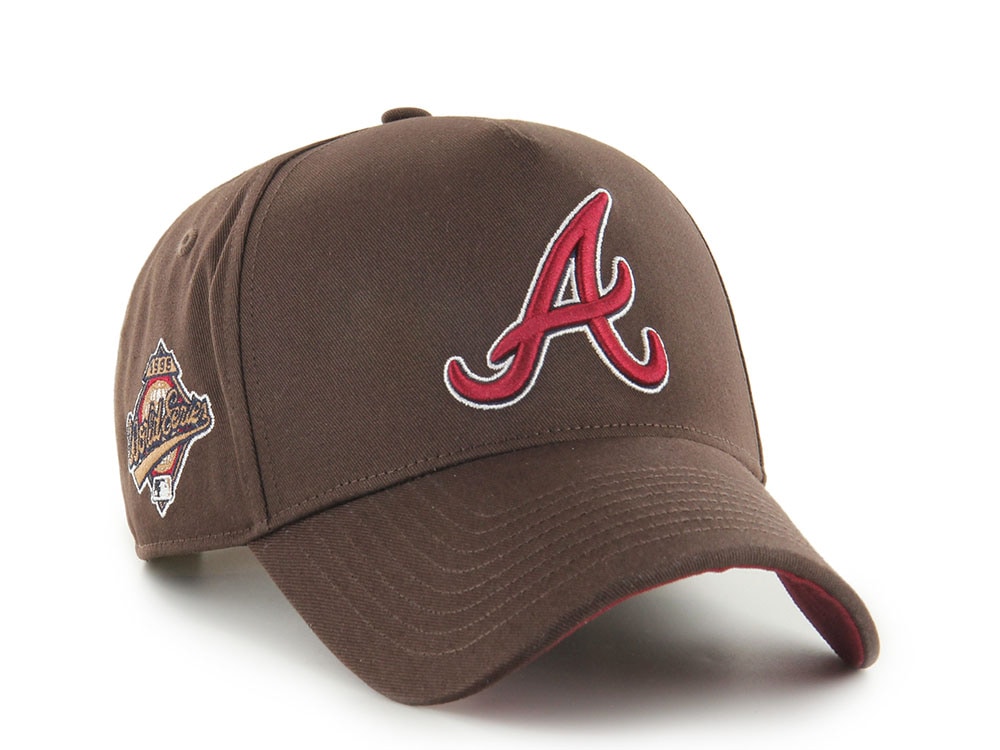 47Brand Atlanta Braves Brown World Series Edition MVP Snapback Cap