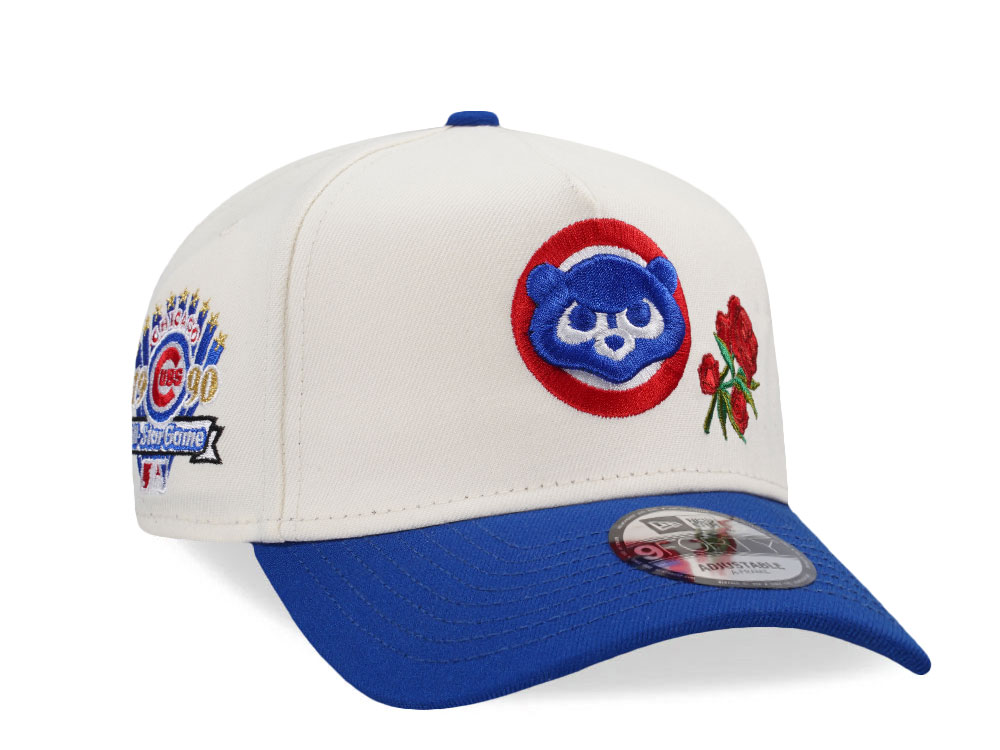New Era Chicago Cubs All Star Game 1990 Chrome Two Tone Edition 9Forty A Frame Snapback Cap