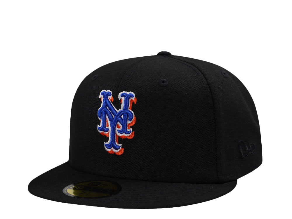 New Era New York Mets Black Classic Edition 59Fifty Fitted Cap