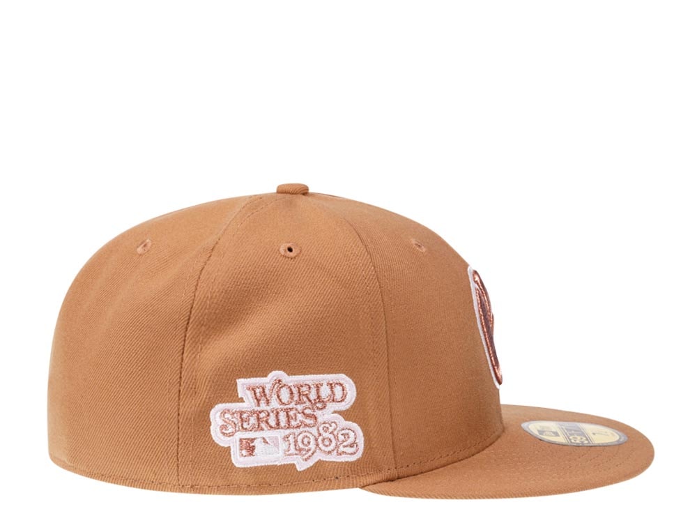 New Era Milwaukee Brewers World Series 1982 Sweet Gingerbread Edition 59Fifty Fitted Cap