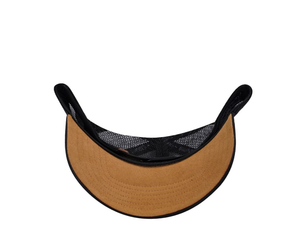 Djinns Lazy Sunday Classic Black Trucker Snapback Cap
