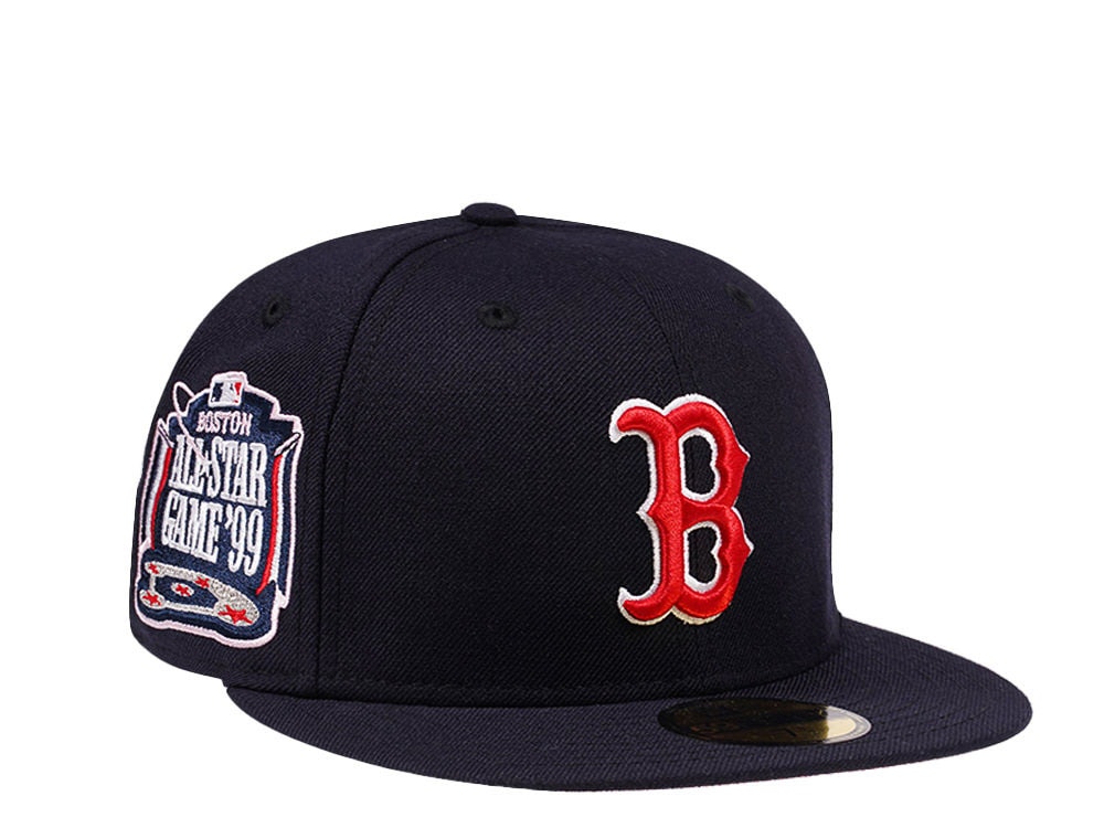 New Era Boston Red Sox All Star Game 1999 Navy and Pink Edition 59Fifty Fitted Cap