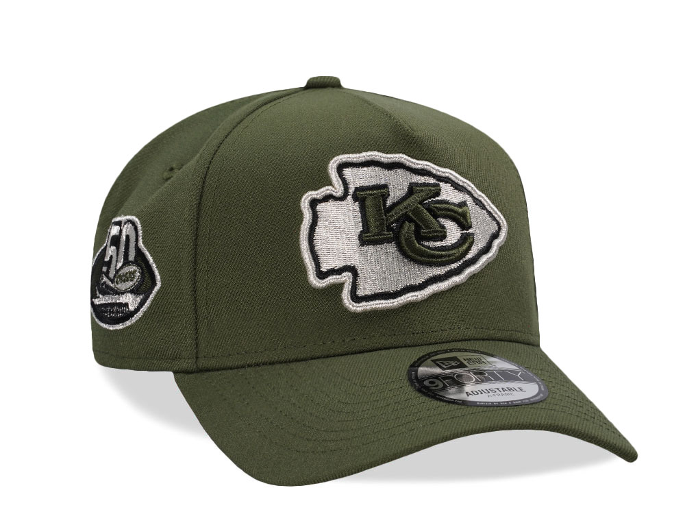 New Era Kansas City Chiefs Super Bowl 50 Rifle Realtree Edition 9Forty A Frame Snapback Cap