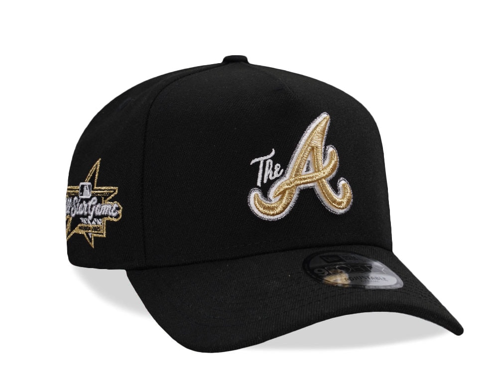 New Era Atlanta Braves All Star Game 2025 Black Prime Edition 9Forty A Frame Snapback Cap