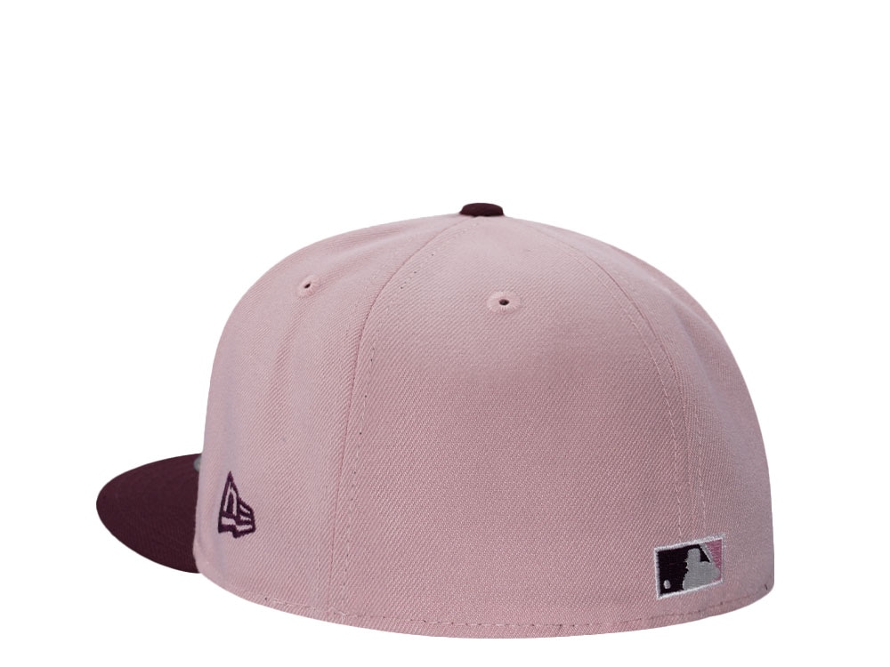 New Era Anaheim Angels 60th Anniversary Pinkrouge Two Tone Edition 59Fifty Fitted Cap