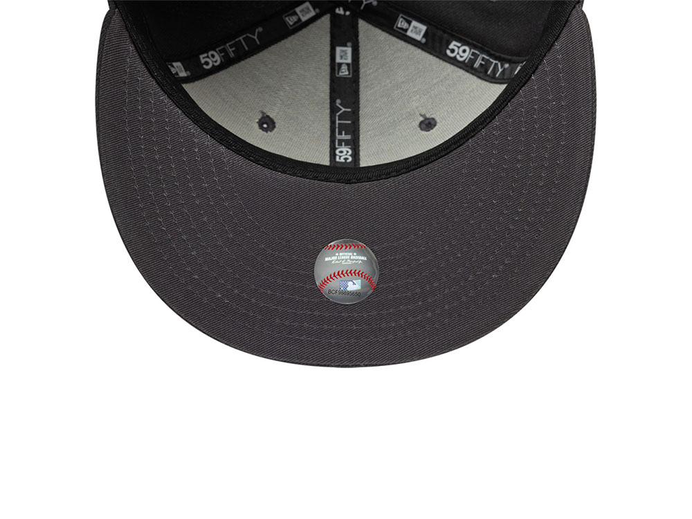 New Era New York Yankees Plain Black Prime Edition 59Fifty Fitted Cap