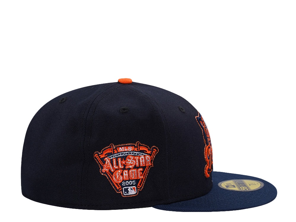 New Era Detroit Tigers All Star Game 2005 Ocean Blue Prime Edition 59Fifty Fitted Cap
