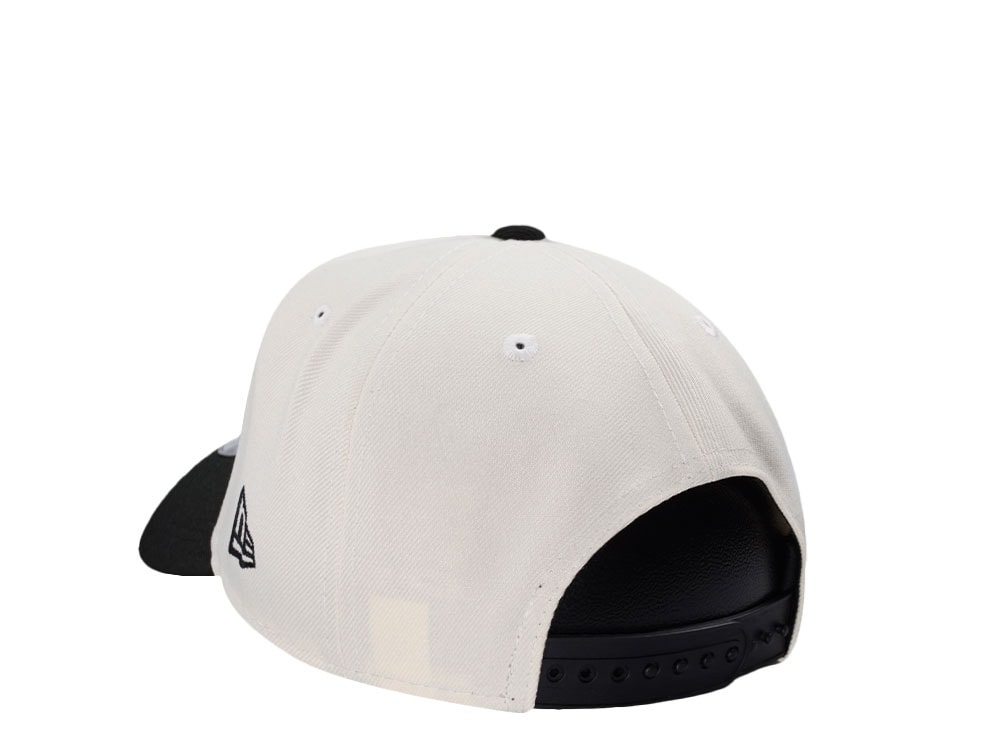 New Era San Francisco 49ers Chrome Black Two Tone Edition 9Forty A Frame Snapback Cap