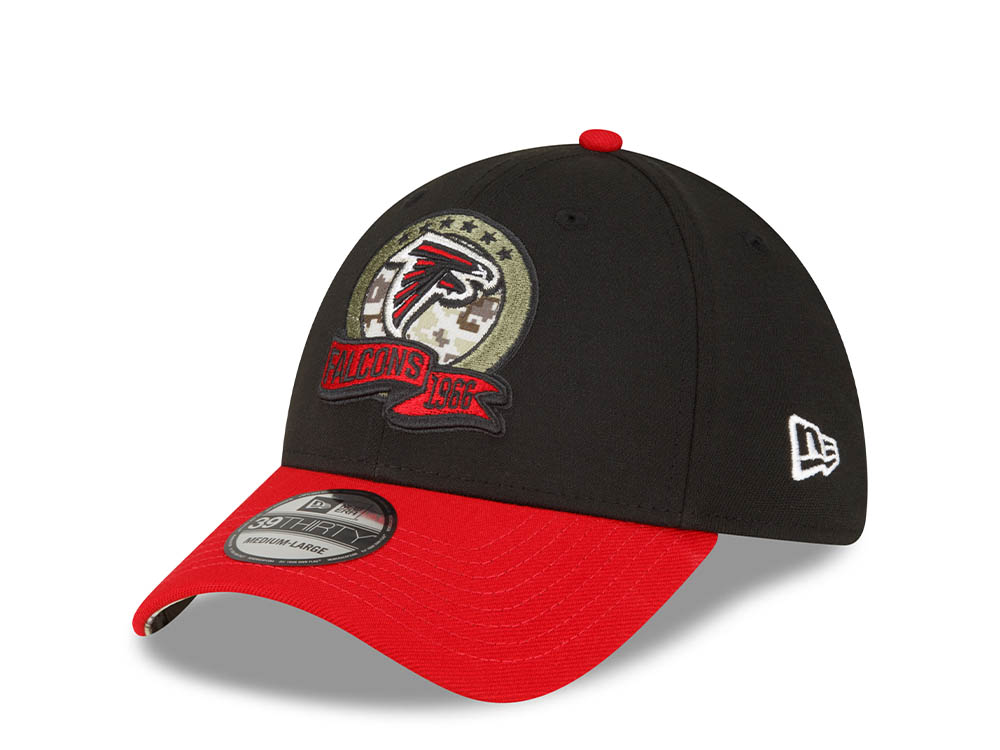 New Era Atlanta Falcons Salute to Service 2022 39Thirty Stretch Cap