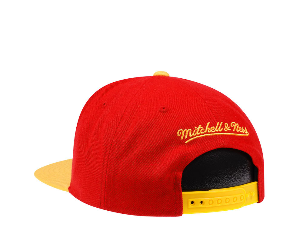 Mitchell & Ness Atlanta Hawks Hardwood Classics 2 Tone Snapback Cap
