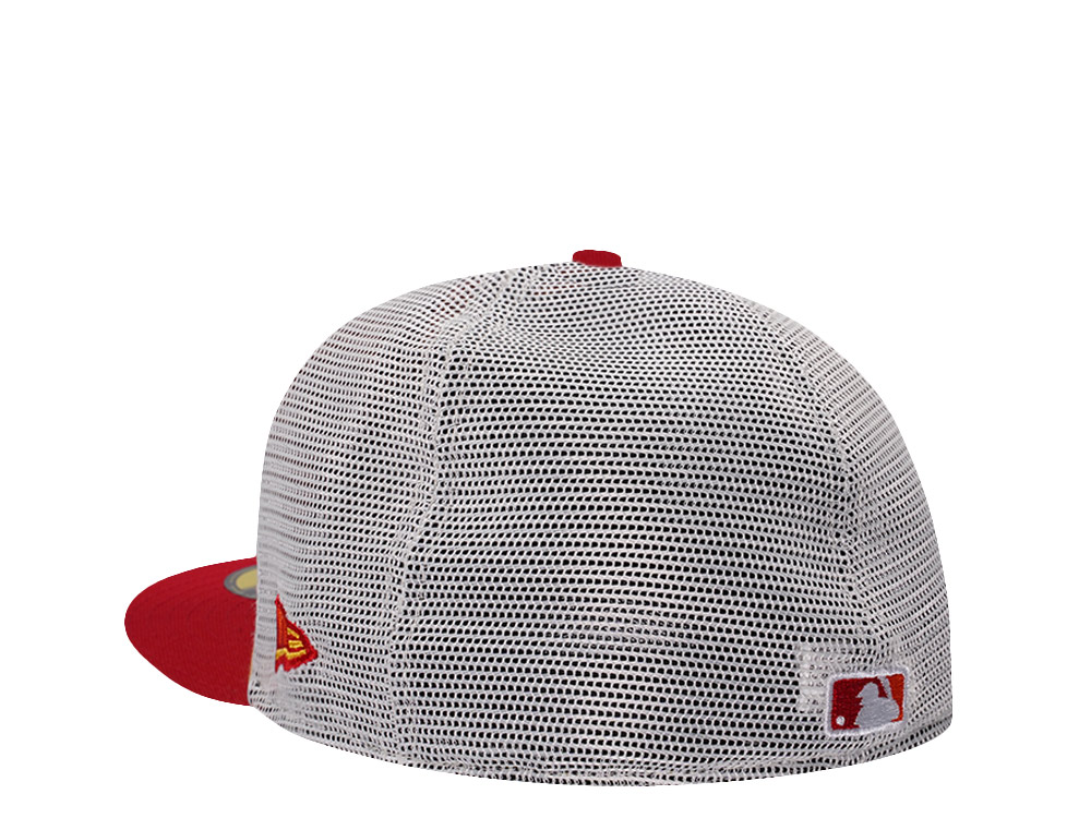 New Era Los Angeles Dodgers Beach Gold Two Tone Edition 59Fifty Trucker Fitted Cap