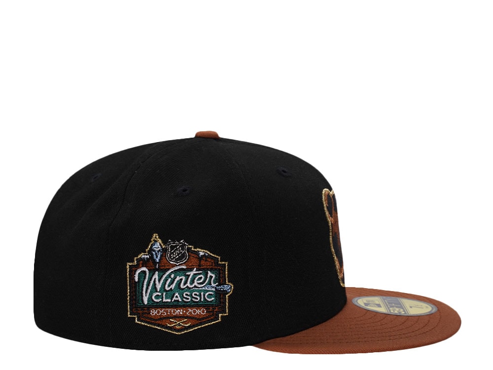 New Era Boston Bruins Winter Classic 2010 Black Two Tone Edition 59Fifty Fitted Cap