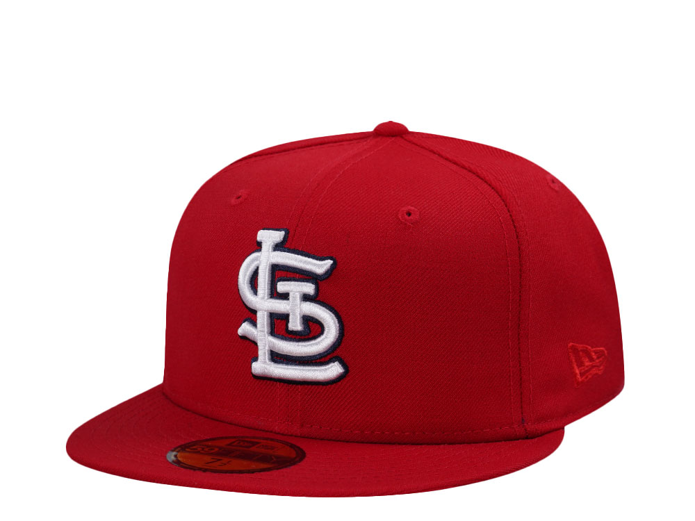New Era St. Louis Cardinals Red Prime Wool Edition 59Fifty Fitted Cap