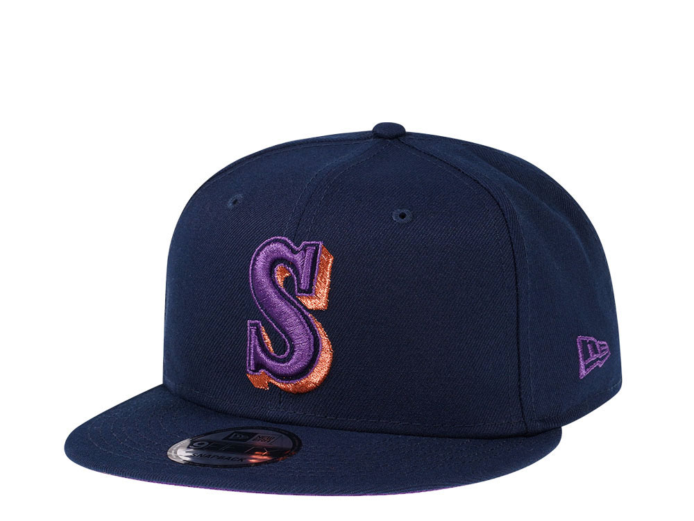 New Era Seattle Mariners Purple Copper Edition 9Fifty Snapback Cap