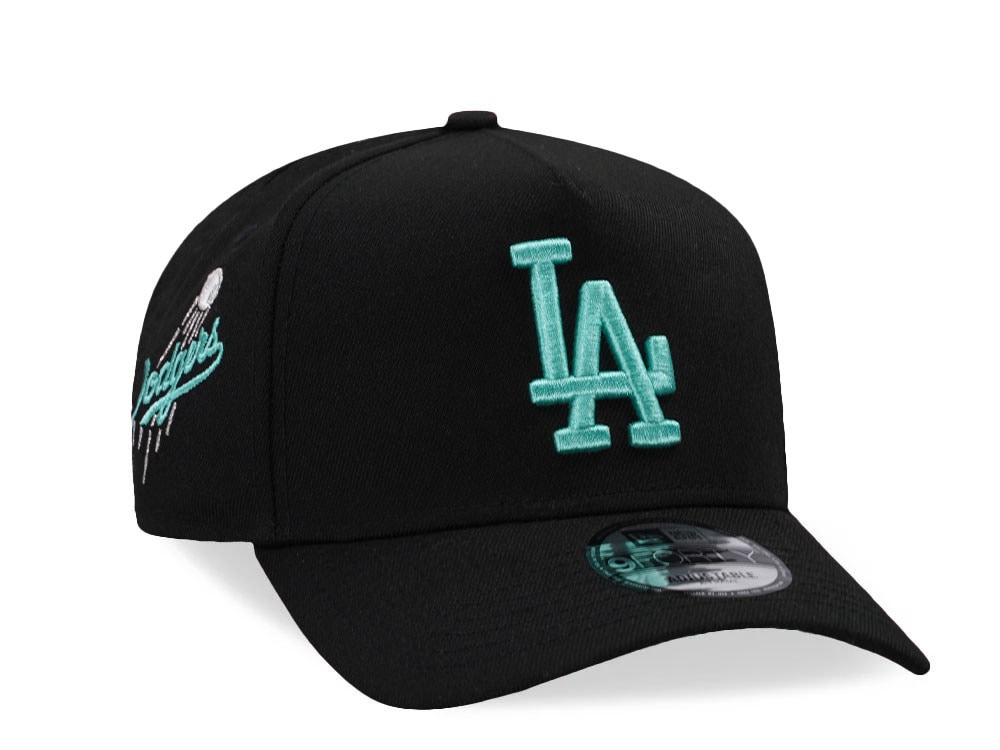 New Era Los Angeles Dodgers Black Tiffany Prime Edition 9Forty A Frame Snapback Cap