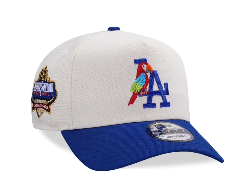 New Era Los Angeles Dodgers 40th Anniversary Chrome Two Tone Edition 9Forty A Frame Snapback Cap