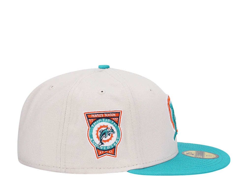 New Era Miami Dolphins 30th Anniversary Two Tone Edition 59Fifty Fitted Cap