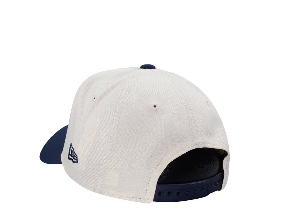 New Era Edmonton Oilers 40th Anniversary Chrome Two Tone Edition 9Forty A Frame Snapback Cap