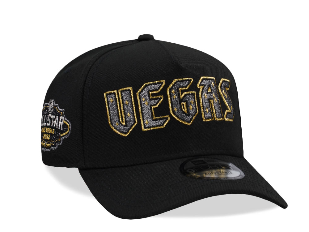 New Era Vegas Golden Knights All Star Game 2022 Black Prime Edition 9Forty A Frame Snapback Cap