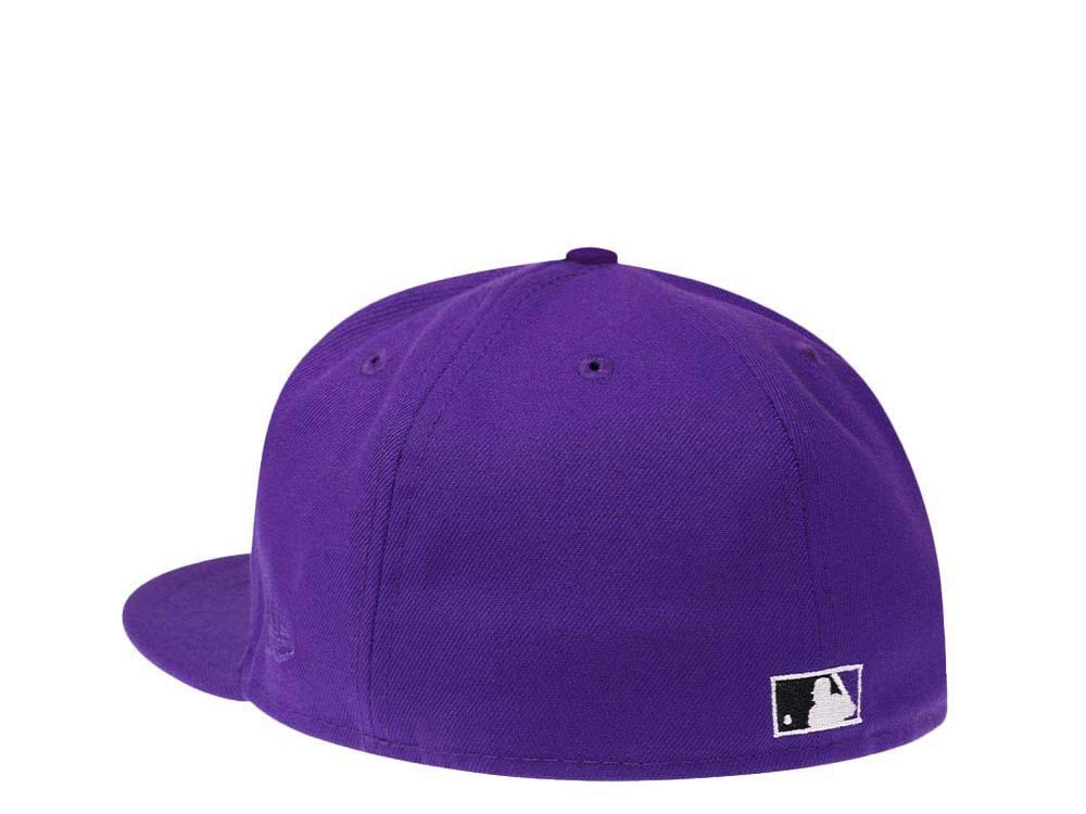 New Era Colorado Rockies 20th Anniversary Purple Lavender Edition 59Fifty Fitted Cap