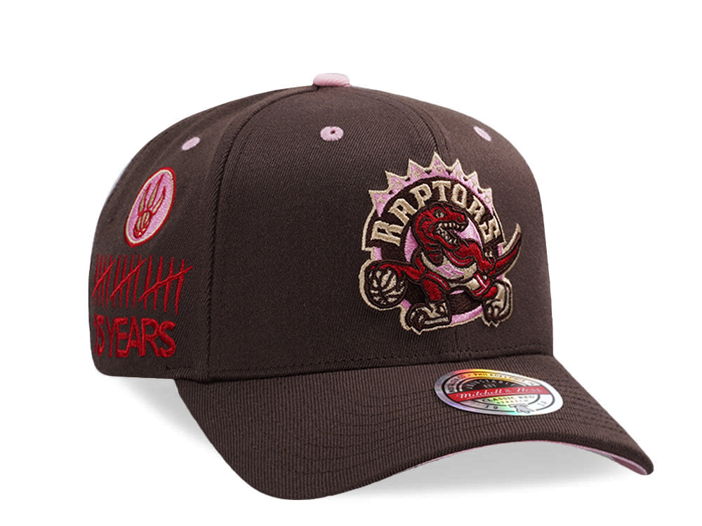Mitchell & Ness Toronto Raptors 15th Anniversary Hardwood Classic Brown Sugar Edition Snapback Cap