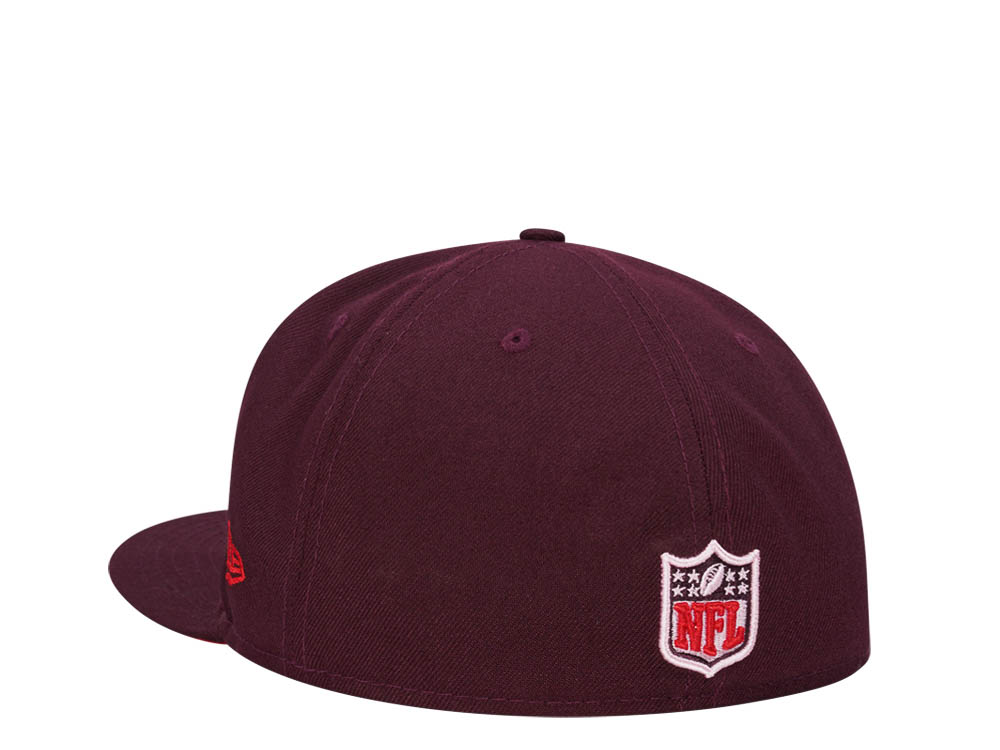 New Era Atlanta Falcons 50 Seasons Merlot Edition 59Fifty Fitted Cap