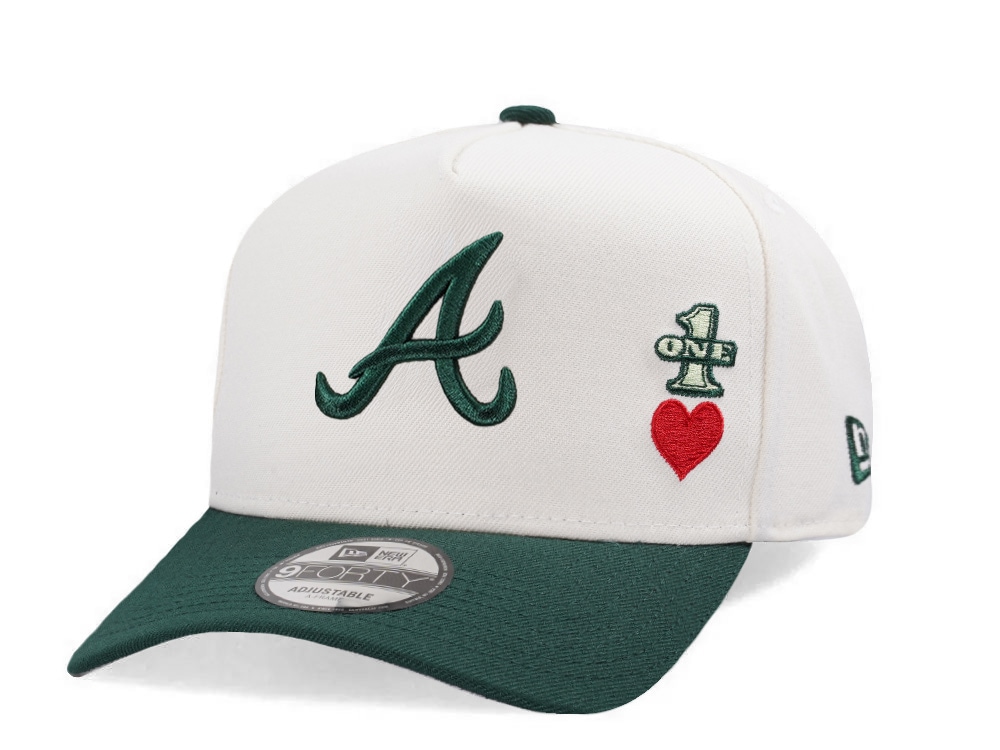 New Era Atlanta Braves 30th Anniversary Dollar Chrome Two Tone Edition 9Forty A Frame Snapback Cap