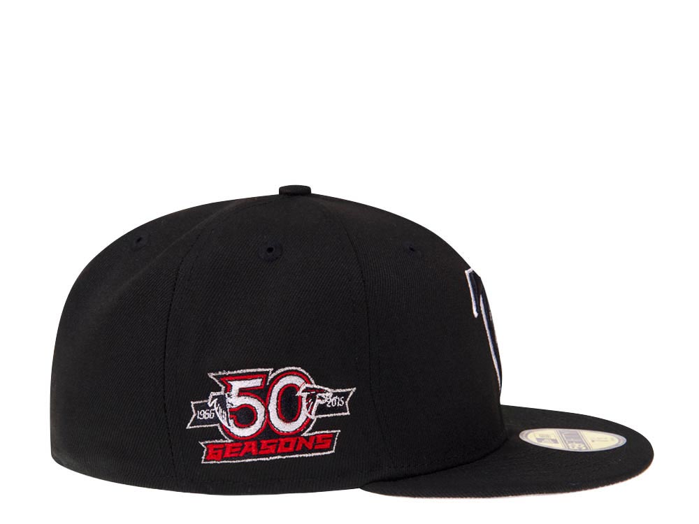 New Era Atlanta Falcons 50 Seasons Black Classic Prime Edition 59Fifty Fitted Cap