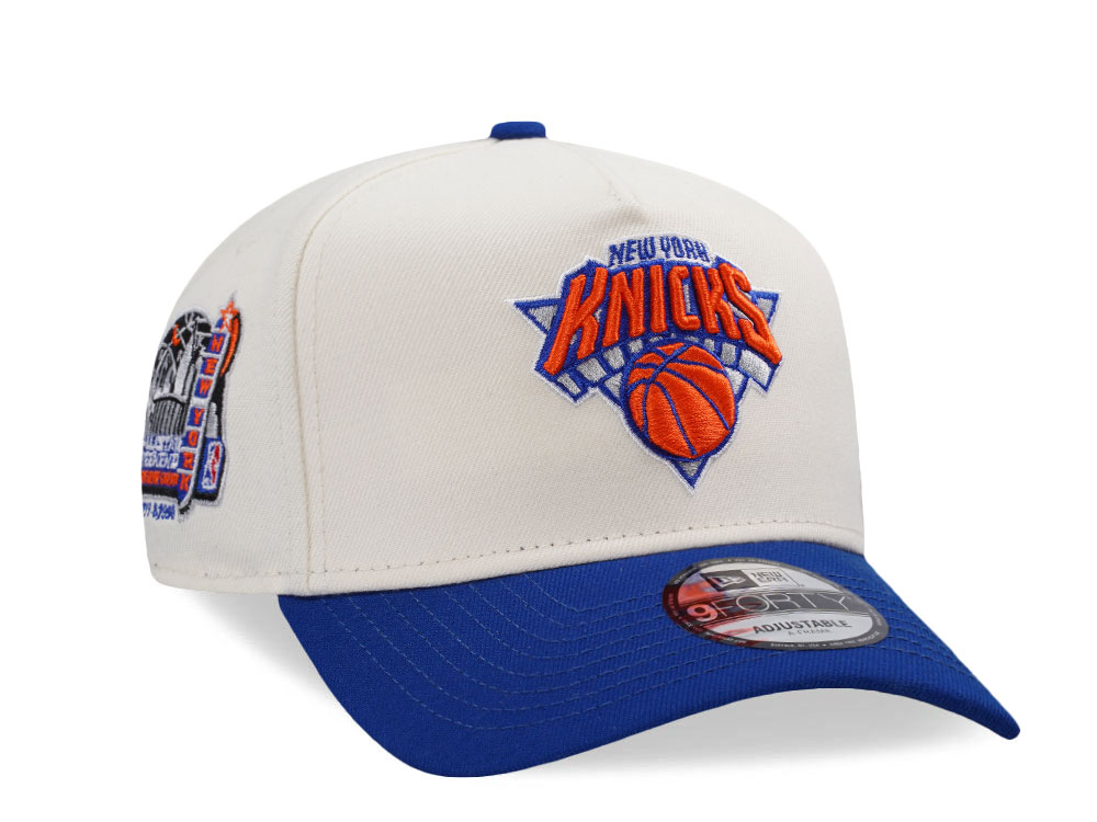 New Era New York Knicks All Star Game 1996 Chrome Two Tone Edition 9Forty A Frame Snapback Cap