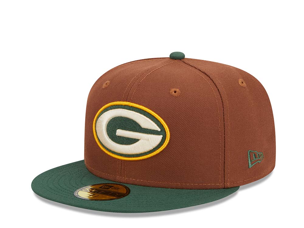 New Era Green Bay Packers Super Bowl XXXI Harvest Two Tone Edition 59Fifty Fitted Cap