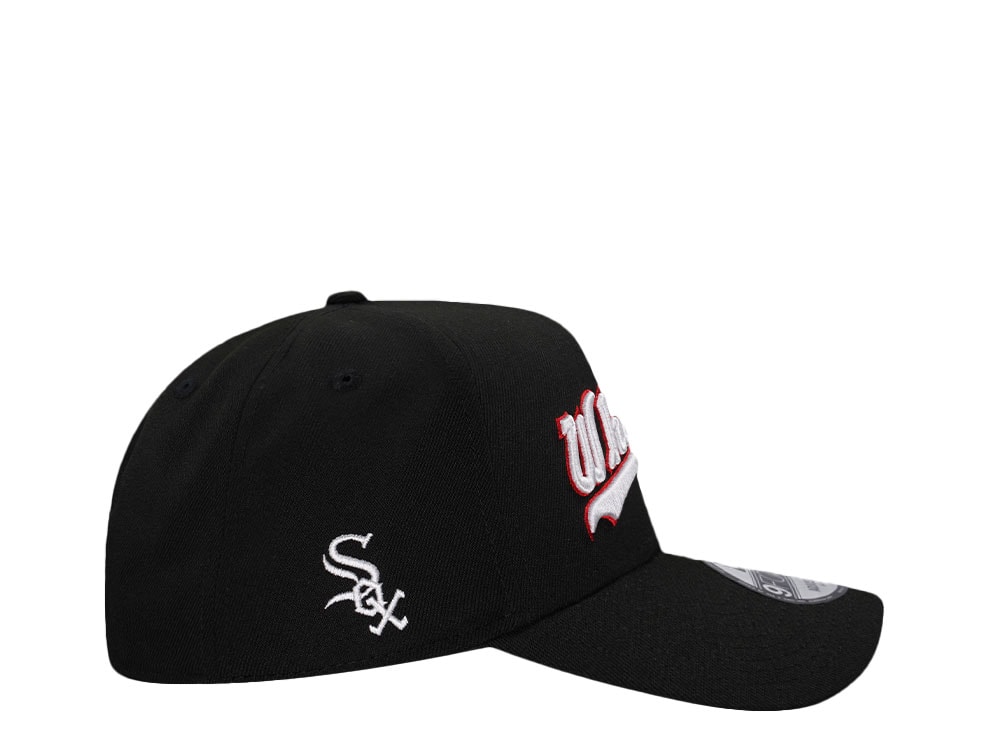 New Era Chicago White Sox Black Classic Edition 9Forty A Frame Snapback Cap