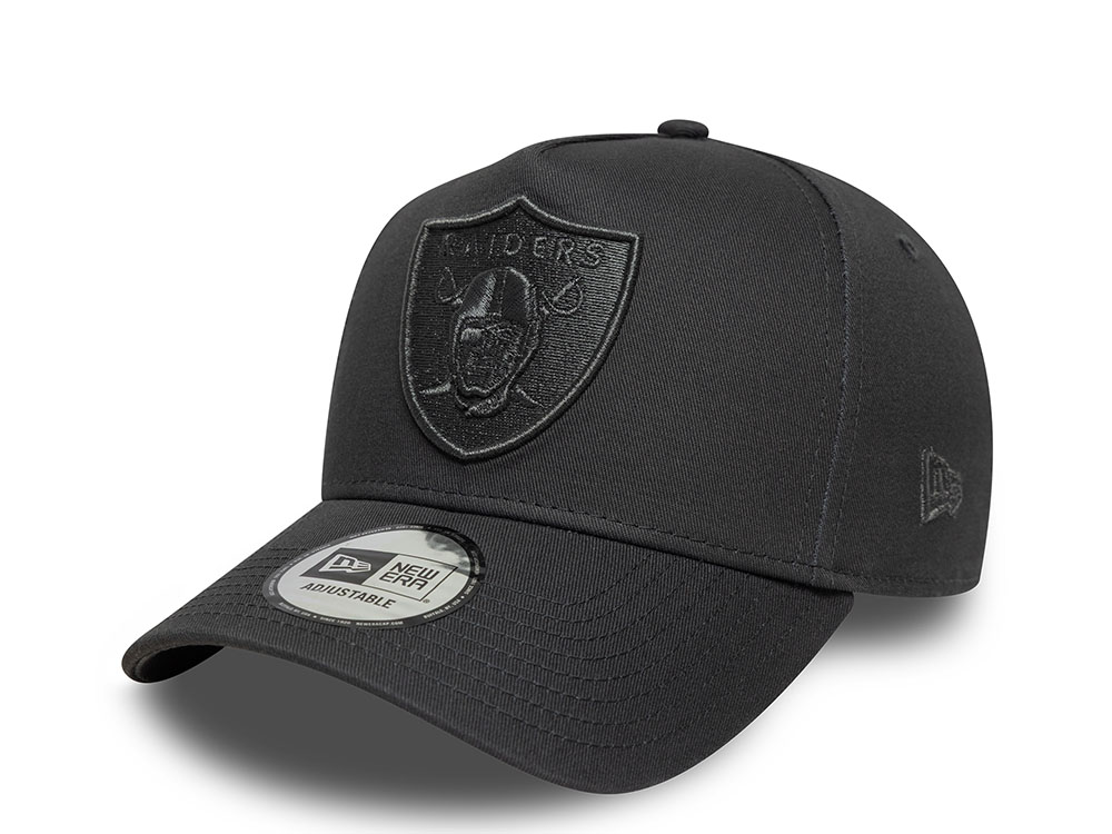 New Era Las Vegas Raiders Metallic Dark Gray Edition 9Forty A Frame Snapback Cap