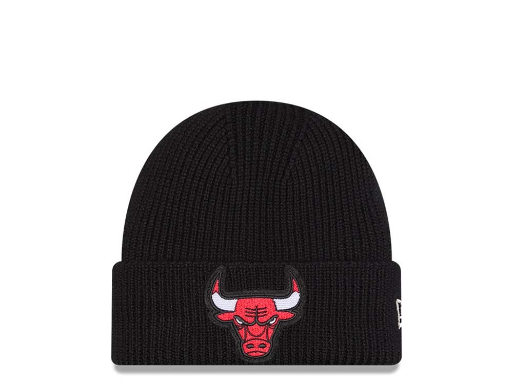 New Era Chicago Bulls Skull Knit Black Pipot